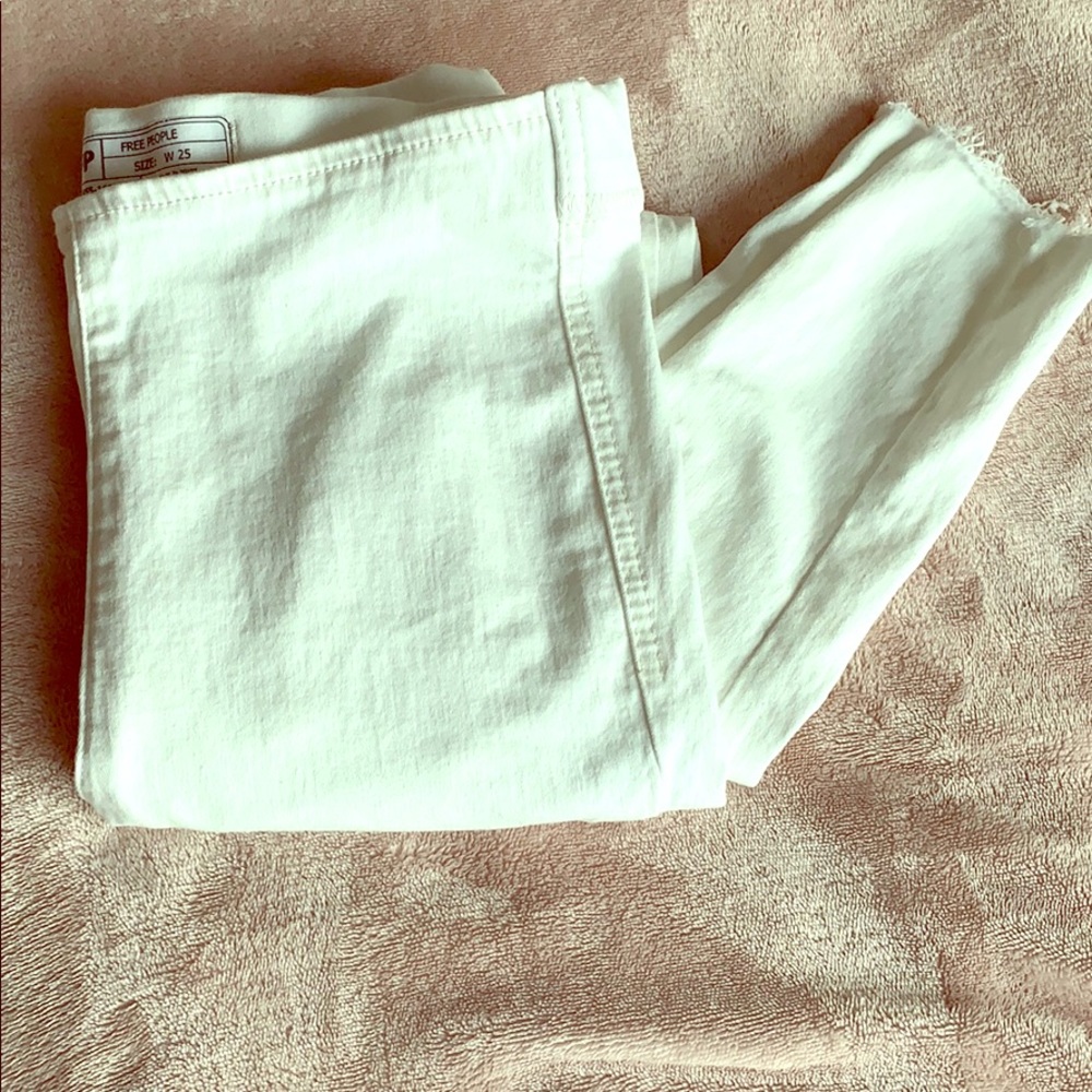 Free People White Jegging